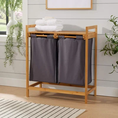 The Range Home Source Walton Bamboo Laundry Basket - Natural