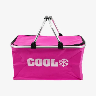 The Range Insulated Cool Bag Large Folding Picnic Basket Cooler - Blue