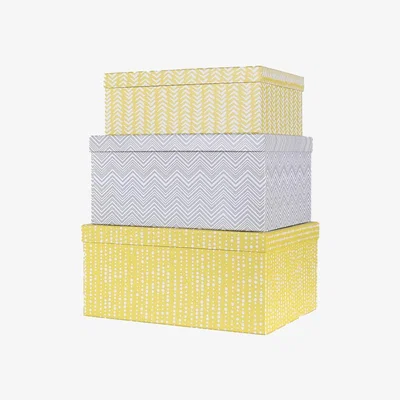 The Range Set of 3 Nordic Storage Boxes