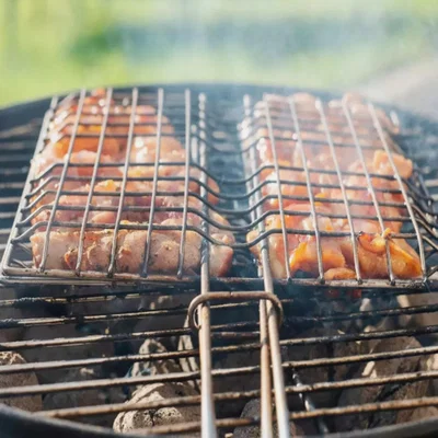 The Range BBQ Mesh Grill Basket - Silver