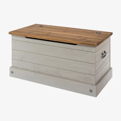 The Range Corona Storage Trunk - Grey Wash