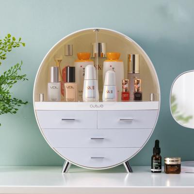 The Range Round Make-up Storage Drawer Organizer Box - Grey / 2kg