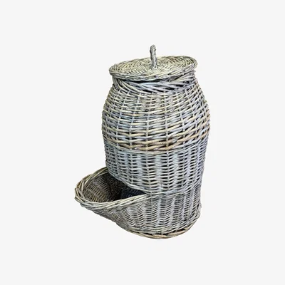 The Range Willow Potato Storage Hopper Basket - Grey