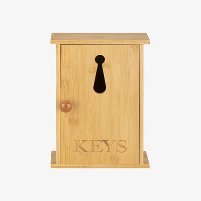 The Range Bamboo Key Box with Cutout