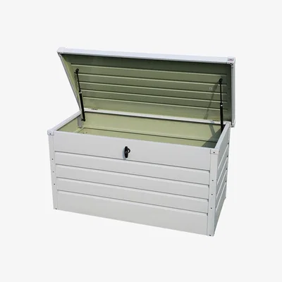 The Range Steel Garden Storage Box for Tools - White