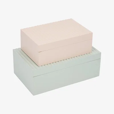 The Range Set of 2 Nora Wooden Boxes