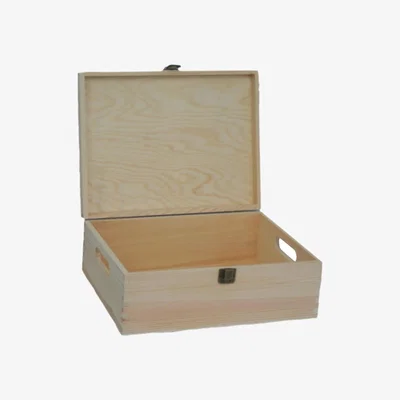 The Range Wooden Bottle Carrier Box - Brown