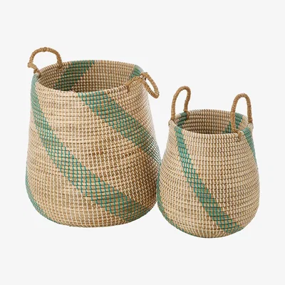 Sofa.com Mississippi Set of 2 Seagrass Storage Baskets - sofa.com