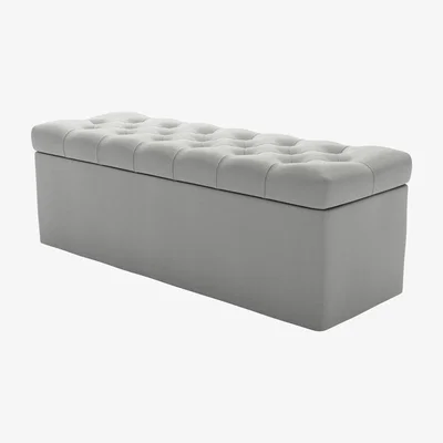 Sofa.com Valentin Blanket Box in Wishing Well Organic Smart Cotton