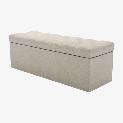 Sofa.com Valentin Blanket Box in Jasmine Silky Jacquard Weave