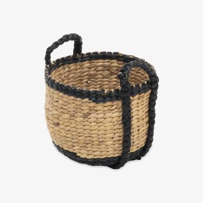 Sazy Elizabeth Water Hyacinth Basket, Natural, S