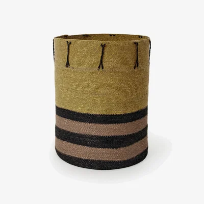 Sazy Hoshi Basket, Yellow - Black