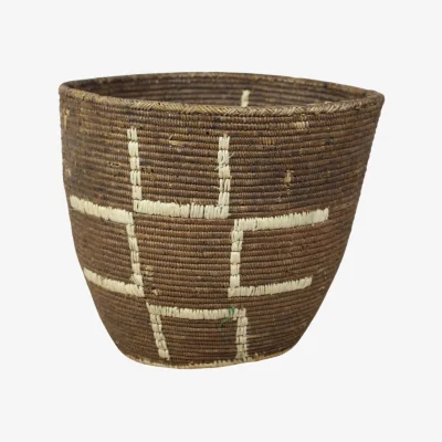 Wolf & Badger Neutrals / Brown Vintage Tutsi Basket - One Zero Six Five | One Size | Botanical Boys