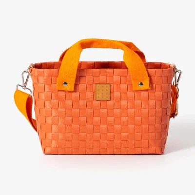 Wolf & Badger Women's Yellow / Orange Orange Basket Bag | Yourhandbags
