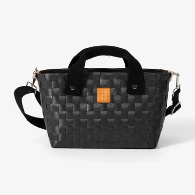 Wolf & Badger Women's Black Basket Bag | Yourhandbags