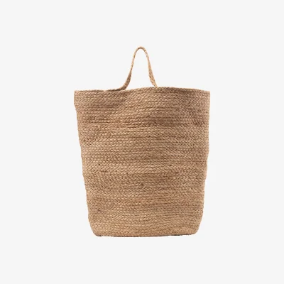 Westwing Large Hemp Storage Basket Mira, H 48 cm