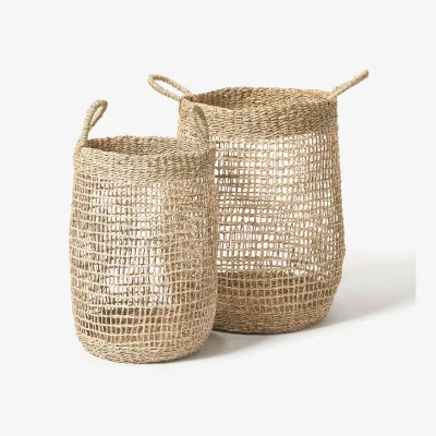 Westwing Seagrass Storage Baskets Ian, Set of 2
