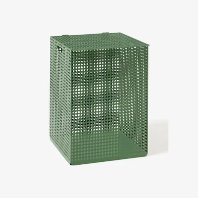 Westwing Steel Laundry Basket Elin with Lid