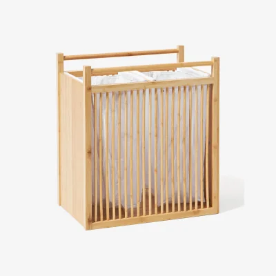 Westwing Bamboo Laundry Basket Drake