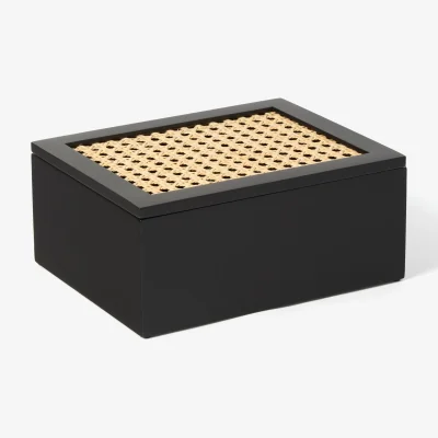Westwing Storage Box Carina with Viennese Wickerwork
