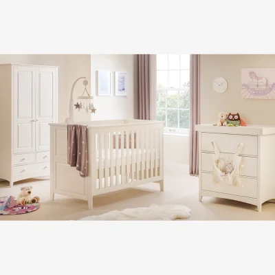 Cuckooland Julian Bowen Cameo 2 Piece Nursery Set in Stone White