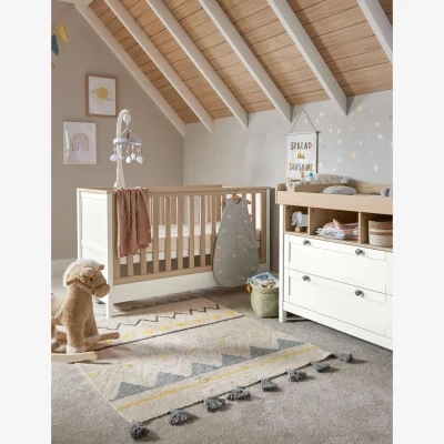 Marks & Spencer Mamas & Papas Harwell 2 Piece Cotbed Set with Dresser - White, White