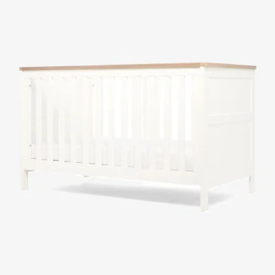 Marks & Spencer Mamas & Papas Wedmore 2 Piece Cotbed Set with Dresser - White, White