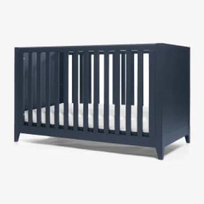Marks & Spencer Mamas & Papas Melfi 2 Piece Cotbed Set with Dresser - Dark Blue, Dark Blue