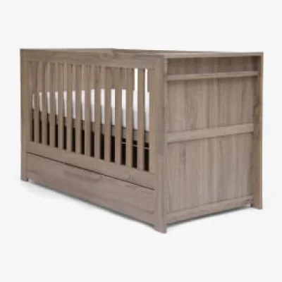 Marks & Spencer Mamas & Papas Franklin 2 Piece Cotbed Set with Dresser - Grey, Grey