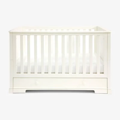 Marks & Spencer Mamas & Papas Oxford 3 Piece Cotbed Range with Dresser and Wardrobe - White, White