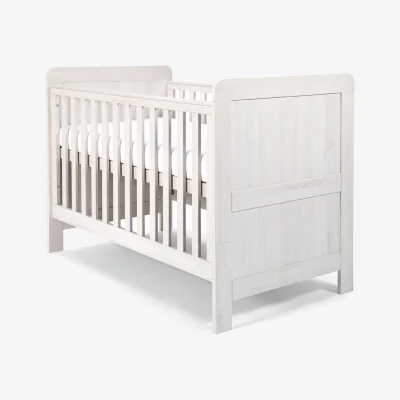 Marks & Spencer Mamas & Papas Atlas 3 Piece Cotbed Range with Dresser and Wardrobe - White, White