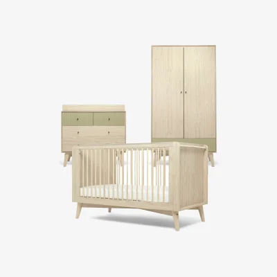 Marks & Spencer Mamas & Papas Coxley 3 Piece Cotbed Range with Dresser and Wardrobe - Brown, Brown