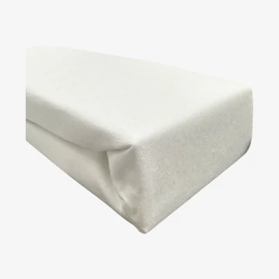 The Range Junior Joy Cot Waterproof Mattress Protector Ultra Soft Cotton 60x120cm - White