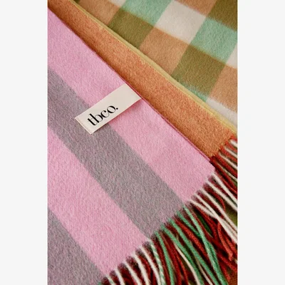 Anthropologie Tartan Blanket Co. Lambswool Blanket