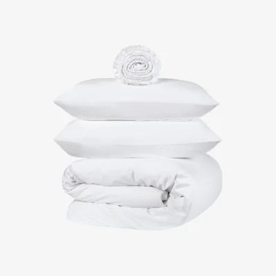 Arighi Bianchi TLC 5 Star Hotel Concept: 250 TC Bed Linen Set, Super King / White