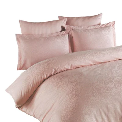 BHS.com Sateen Pink Jacquard Bedding Set