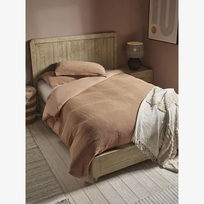 Cox and Cox Ribbed Duvet Set - King