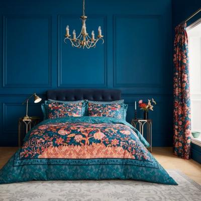 Dunelm Dorma Tree of Life 300 Thread Count 100% Cotton Sateen Duvet Cover & Pillowcase Set