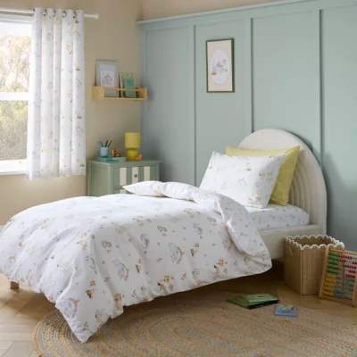 Dunelm Spring Harvest 100% Cotton Quilt Cover and Pillowcase Set