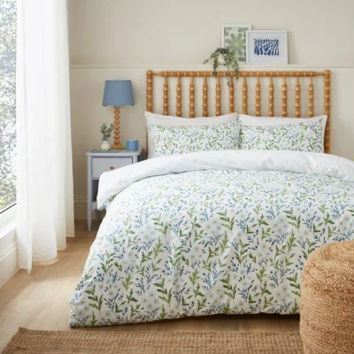 Dunelm Ditsy Floral 100% Cotton Duvet Cover & Pillowcase Set