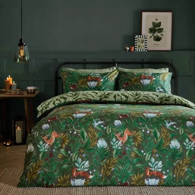 Dunelm furn. Into The Woods Duvet Cover and Pillowcase Set