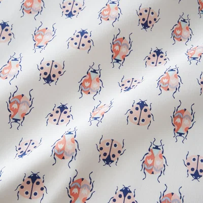 Dunelm Kaleidoscope Bugs Reversible Duvet Cover and Pillowcase Set