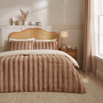 Dunelm Timeless Faux Fur Duvet Cover & Pillowcase Set