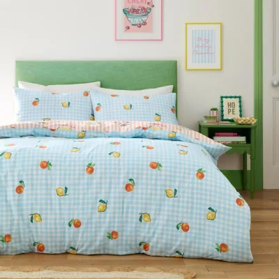 Dunelm Fusion Summer Fruits Polycotton Duvet Cover & Pillowcase Set