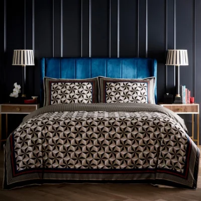 Dunelm Laurence Llewelyn-Bowen Hero 100% Cotton Duvet Cover & Pillowcase Set