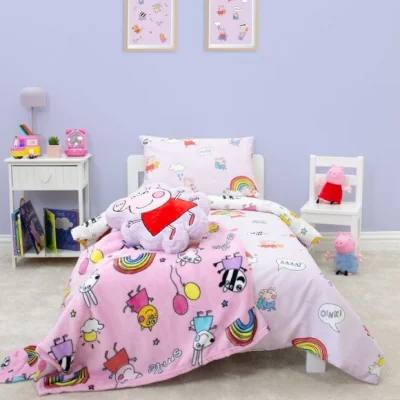 Dunelm Peppa Pig & Friends Duvet Cover & Pillowcase Set