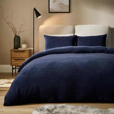 Dunelm Fleece Duvet Cover and Pillowcase Set