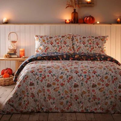 Dunelm Gnomes and Friends Duvet Cover & Pillowcase Set