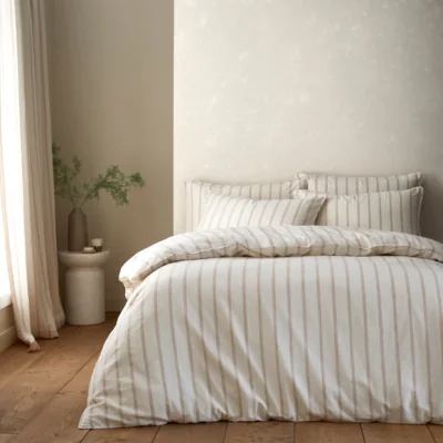 Dunelm Hoveton Stripe Duvet Cover & Pillowcase Set