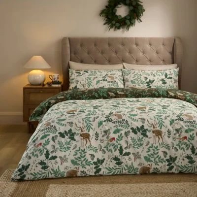 Dunelm Natures Nest Duvet Cover and Pillowcase Set